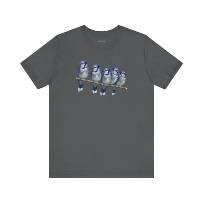 Blue Jays T-Shirt | Unisex Retail Fit Bird Lover Tee | Wildlife Birder Gift