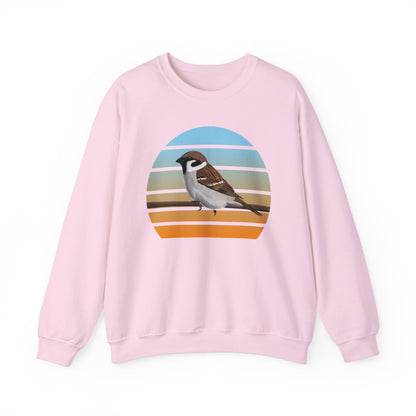 Tree Sparrow Birdlover Ornithologist Bird Sweatshirt