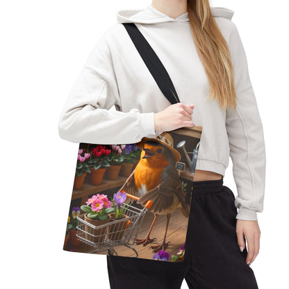 Robin Rosi Flower Shop Tote Bag for Plant Lovers and Cozy Aesthetic Fans