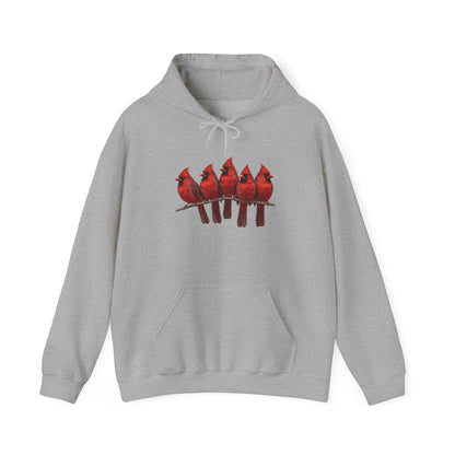 Cardinals Hoodie Bird Lover & Bird Watcher | Unisex Sweater | Gift for Bird Lovers
