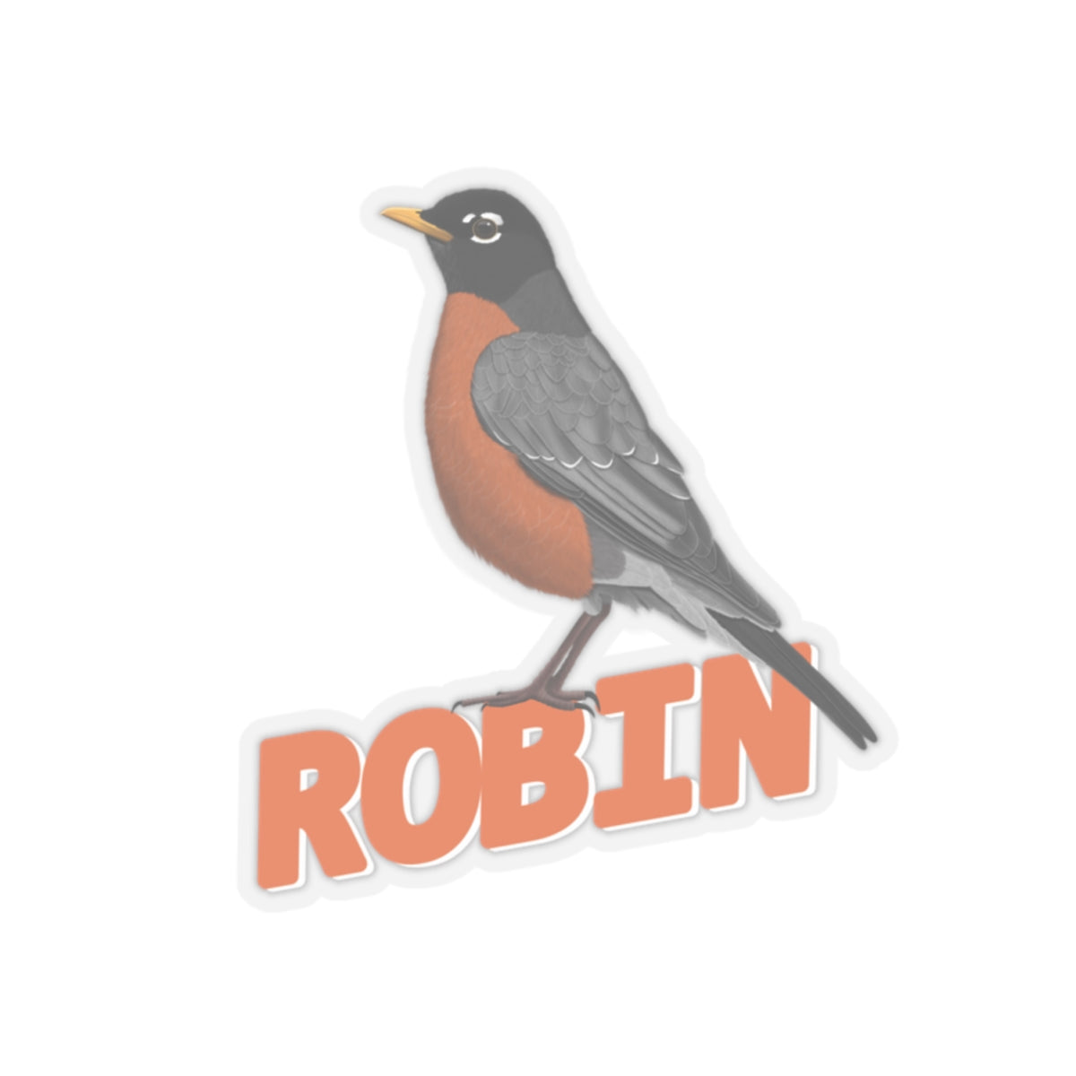 American Robin Sticker Bird Lover & Bird Watcher
