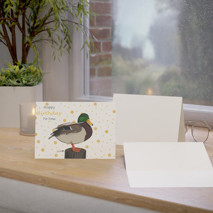 Mallard Birthday Cards – Card – Premium Matte Bird Greeting