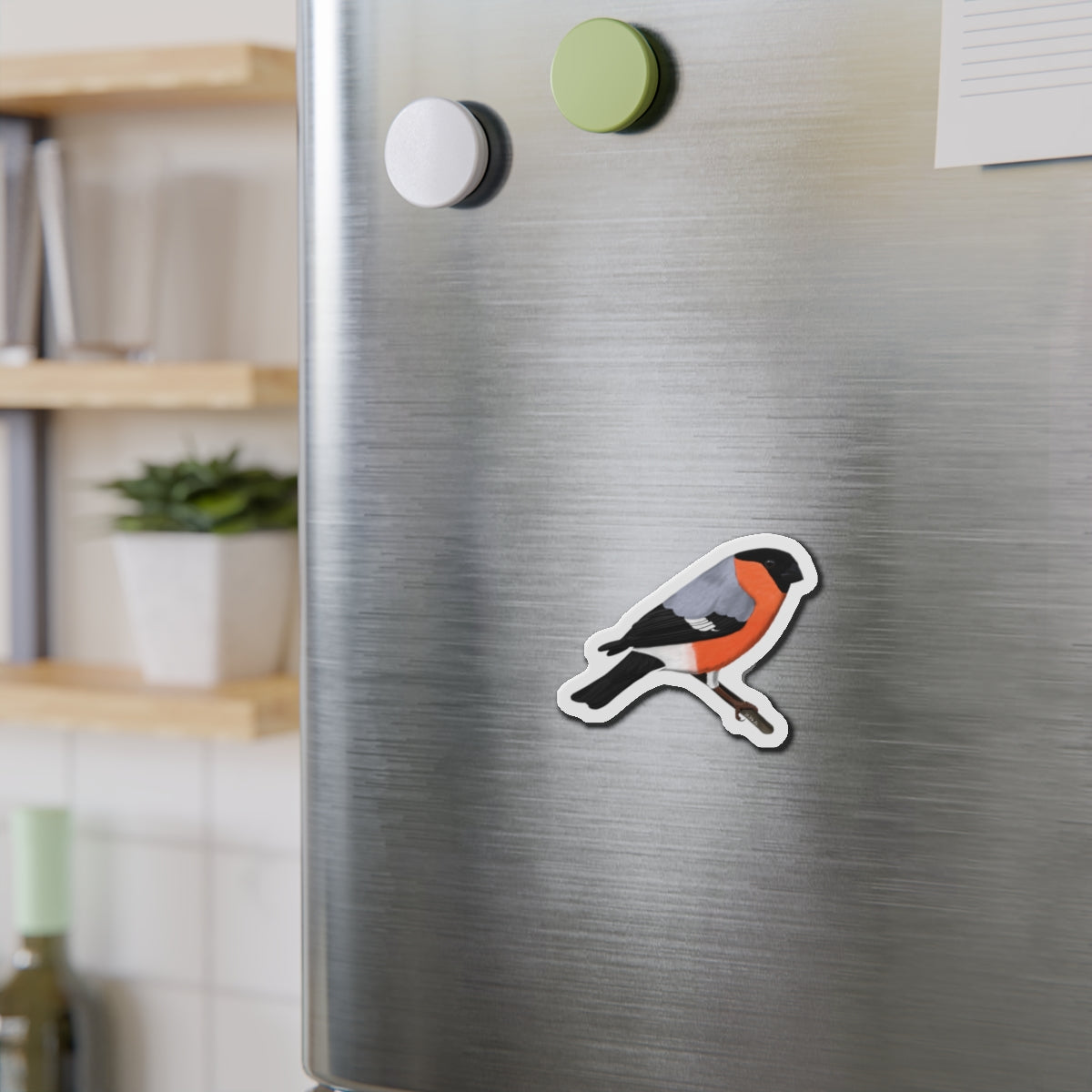 Bullfinch Bird Magnet