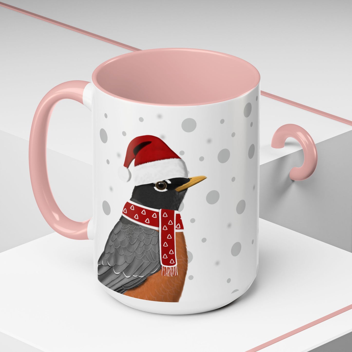 Robin Christmas Bird Coffee Mug