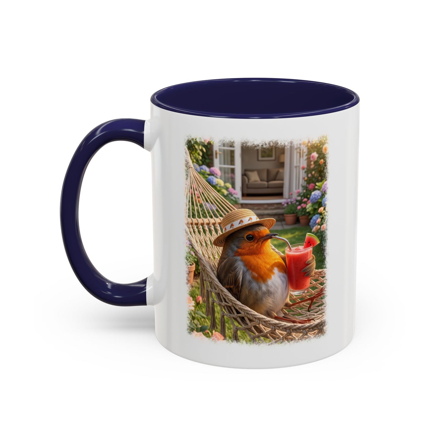 Robin Rosi Hammock and Smoothie Mug for Bird Lovers
