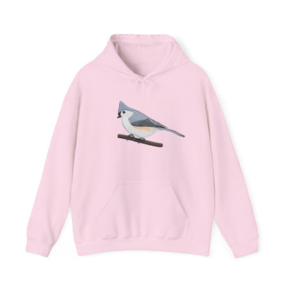 Tufted Titmouse Bird Birdwatching Birder Hoodie