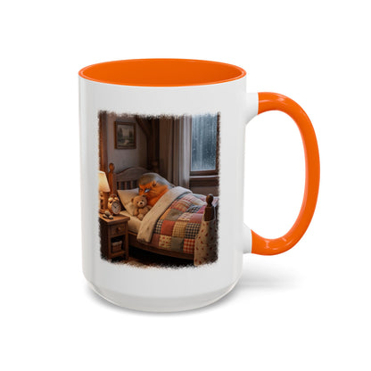 Robin Rosi Sleeping in Bed Mug for Bird Lovers