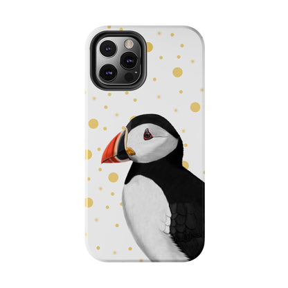 Puffin Bird Art Tough Phone Case White