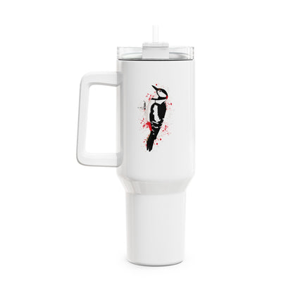 Buntspecht Thermo-Tumbler 40oz (1,2L) – Edelstahl Isolierbecher für Vogelbeobachter