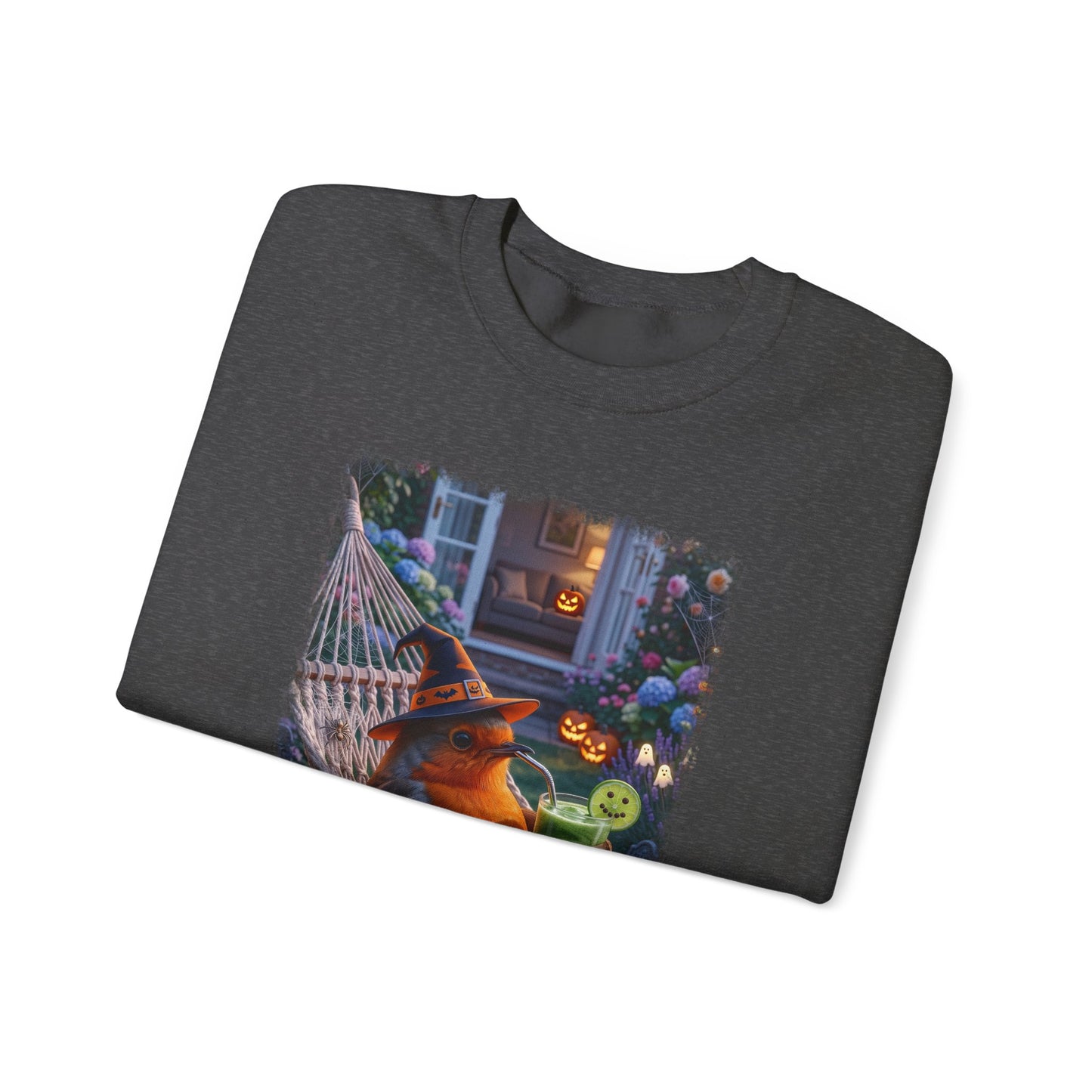 Robin Rosi Halloween Hammock Sweatshirt – Cozy Crewneck for Spooky Season