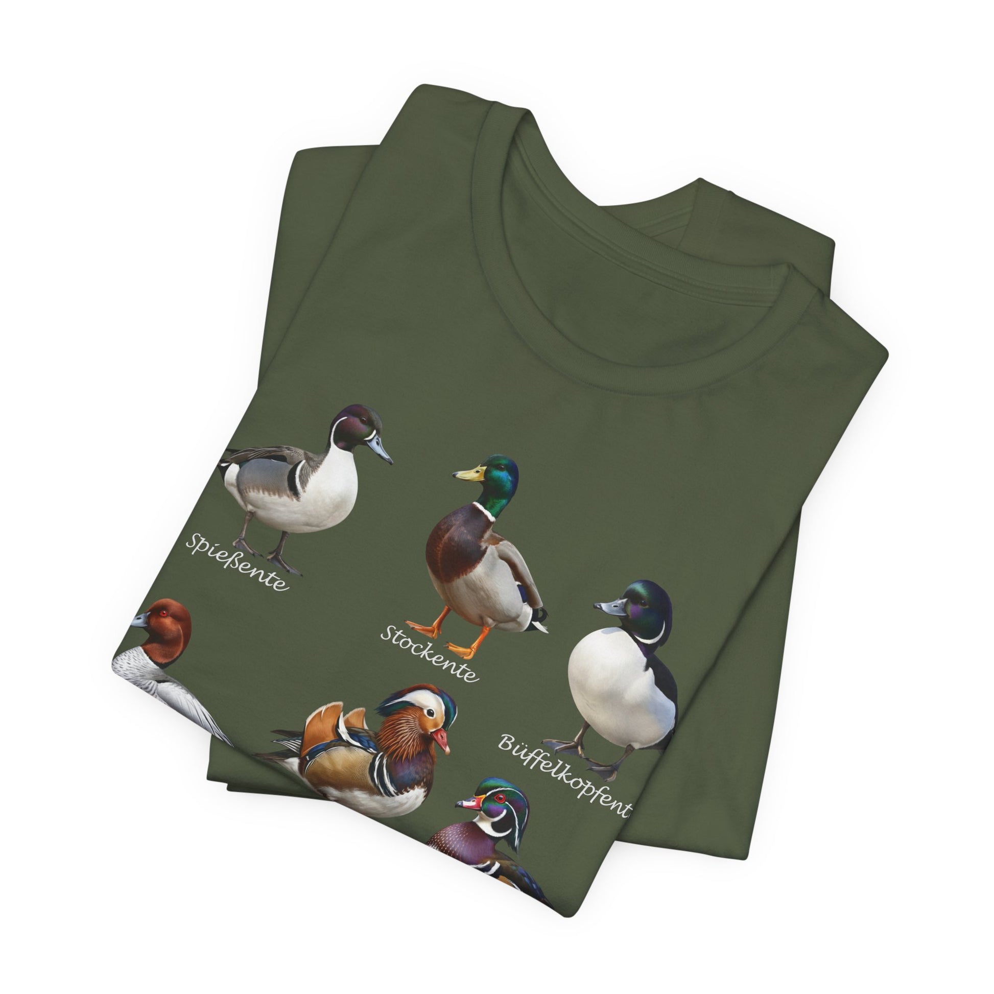 T-Shirt mit Entenarten: Vogel – bird graphic tee und watching gear Stil