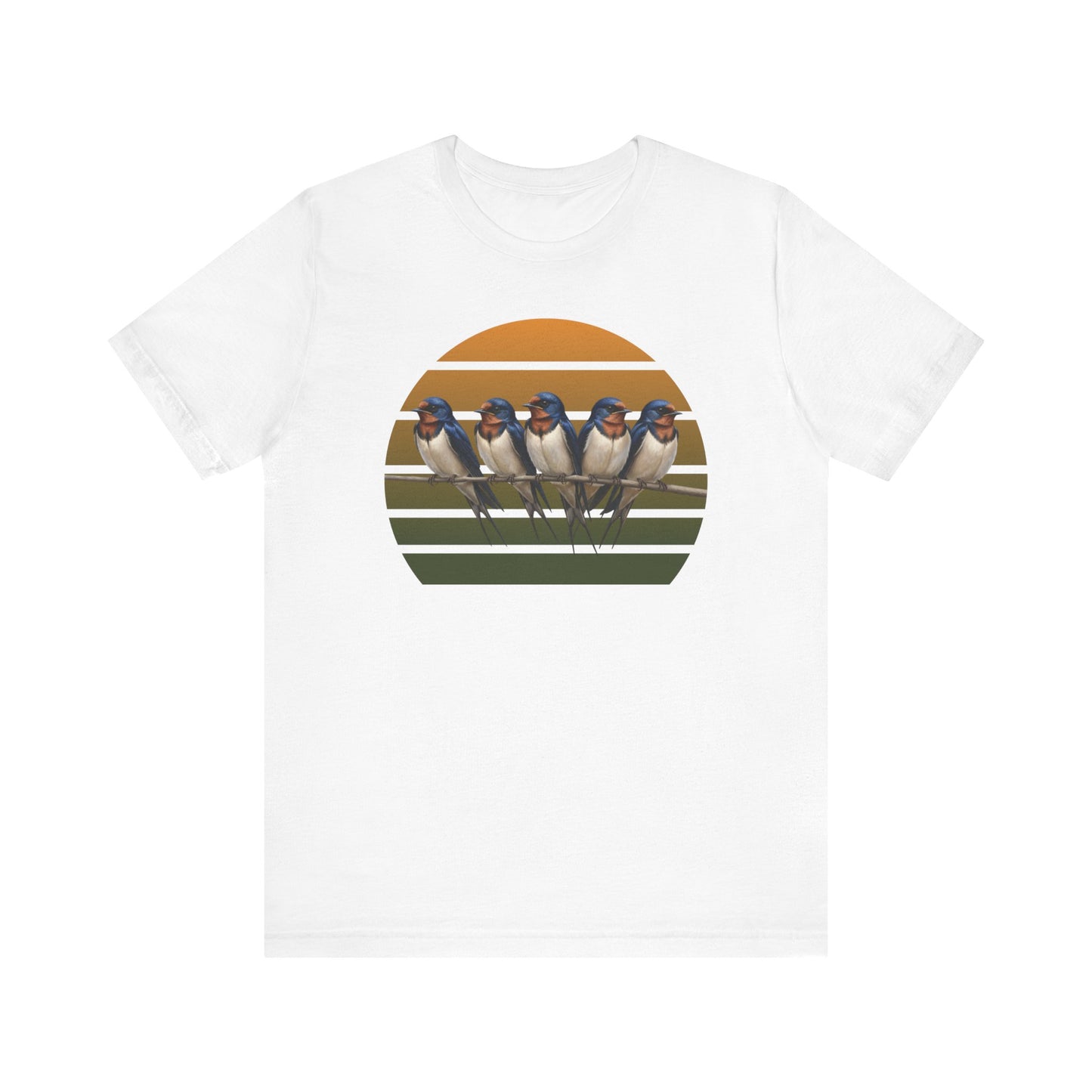 Barn Swallow Premium T-Shirt | Unique Birdwatcher & Birder Gift by jz.birds