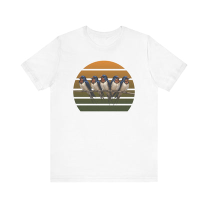 Barn Swallow Premium T-Shirt | Unique Birdwatcher & Birder Gift by jz.birds