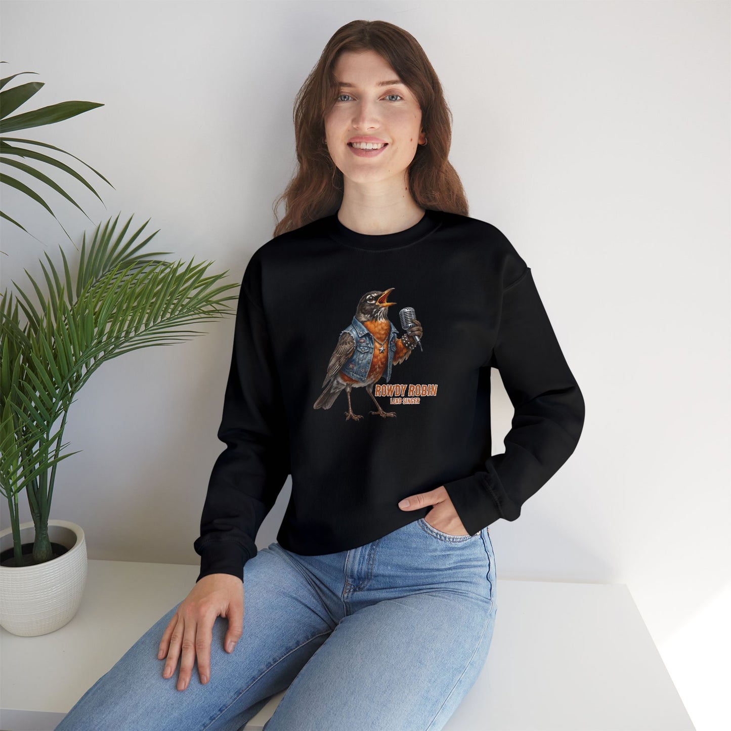 Rowdy Robin Lead Singer Sweatshirt – The Backyard Birds