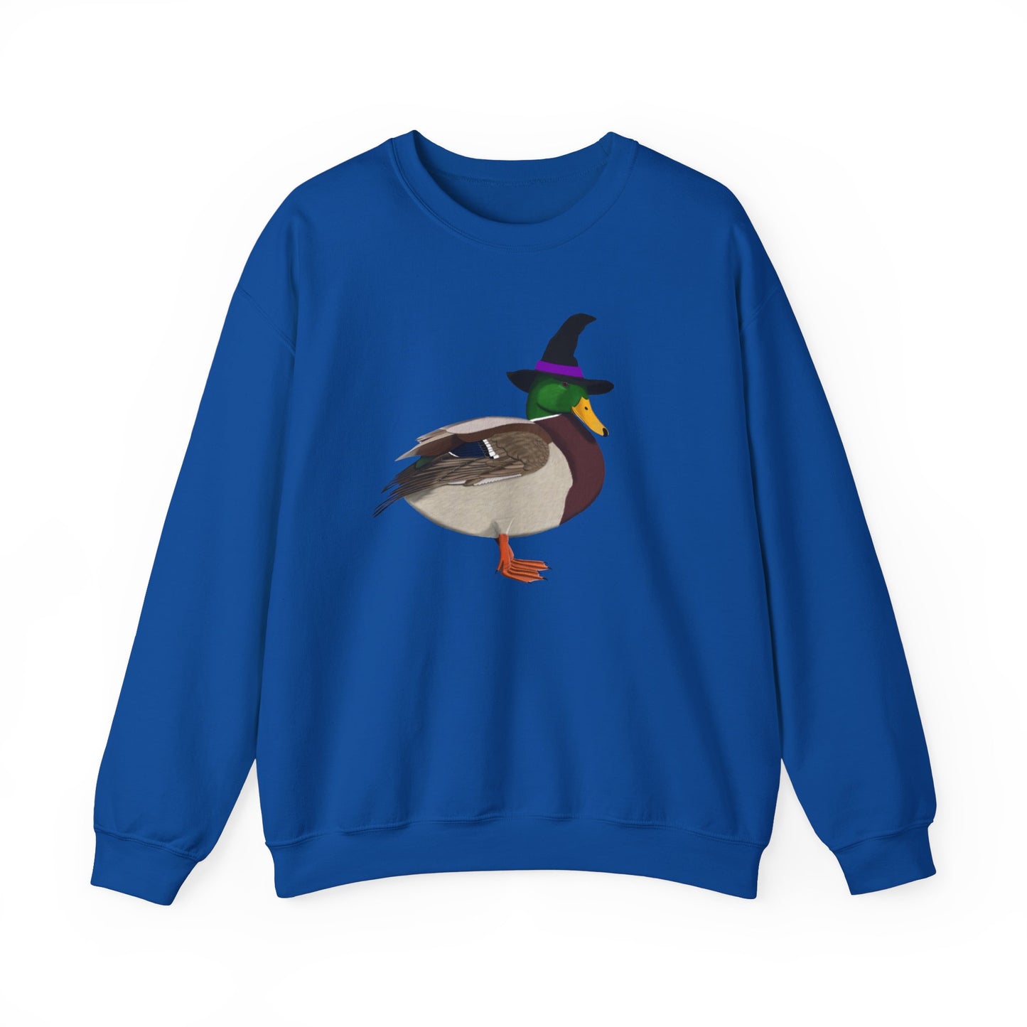 Mallard Halloween Witch Birdwatcher Biologist Bird Sweatshirt