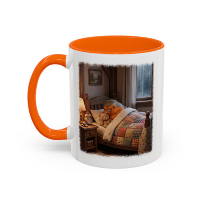 Robin Rosi Sleeping in Bed Mug for Bird Lovers