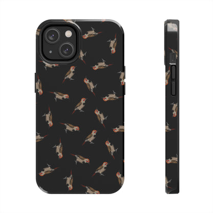 Northern Flicker iPhone Case Black – Premium Tough Phone Cover for Bird Lovers