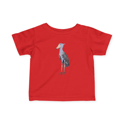 Süßes Schuhschnabel Vogel Tiermotiv T-Shirt für Babys und Kleinkinder