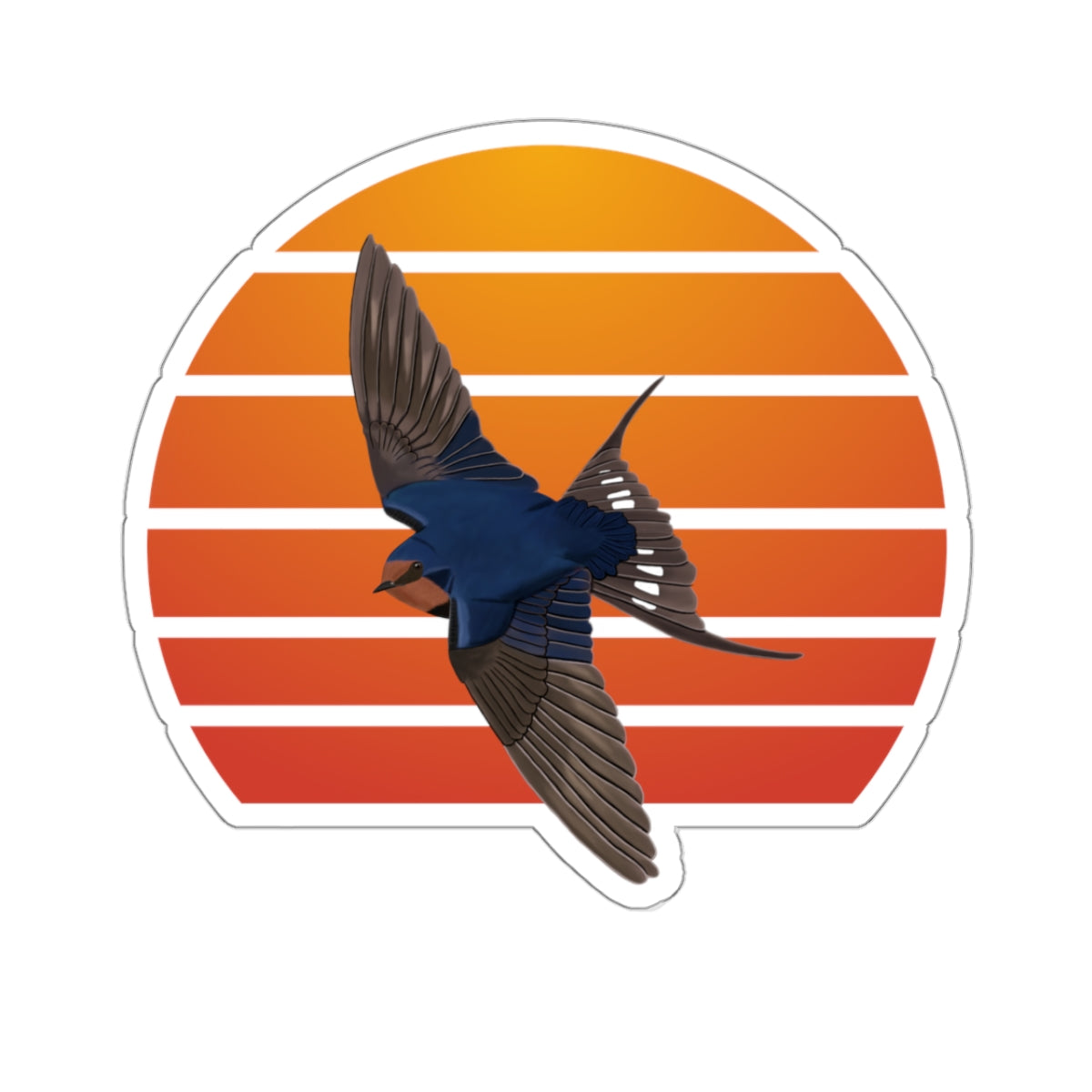 Barn Swallow Bird Sticker