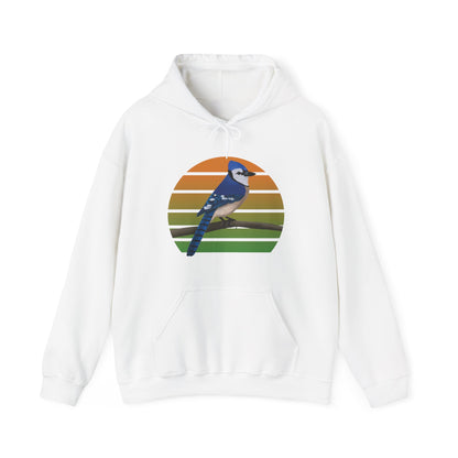 Blue Jay Bird Hoodie