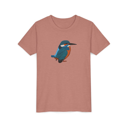 Kingfisher Birding & Birdwatching Bird Youth T-Shirt