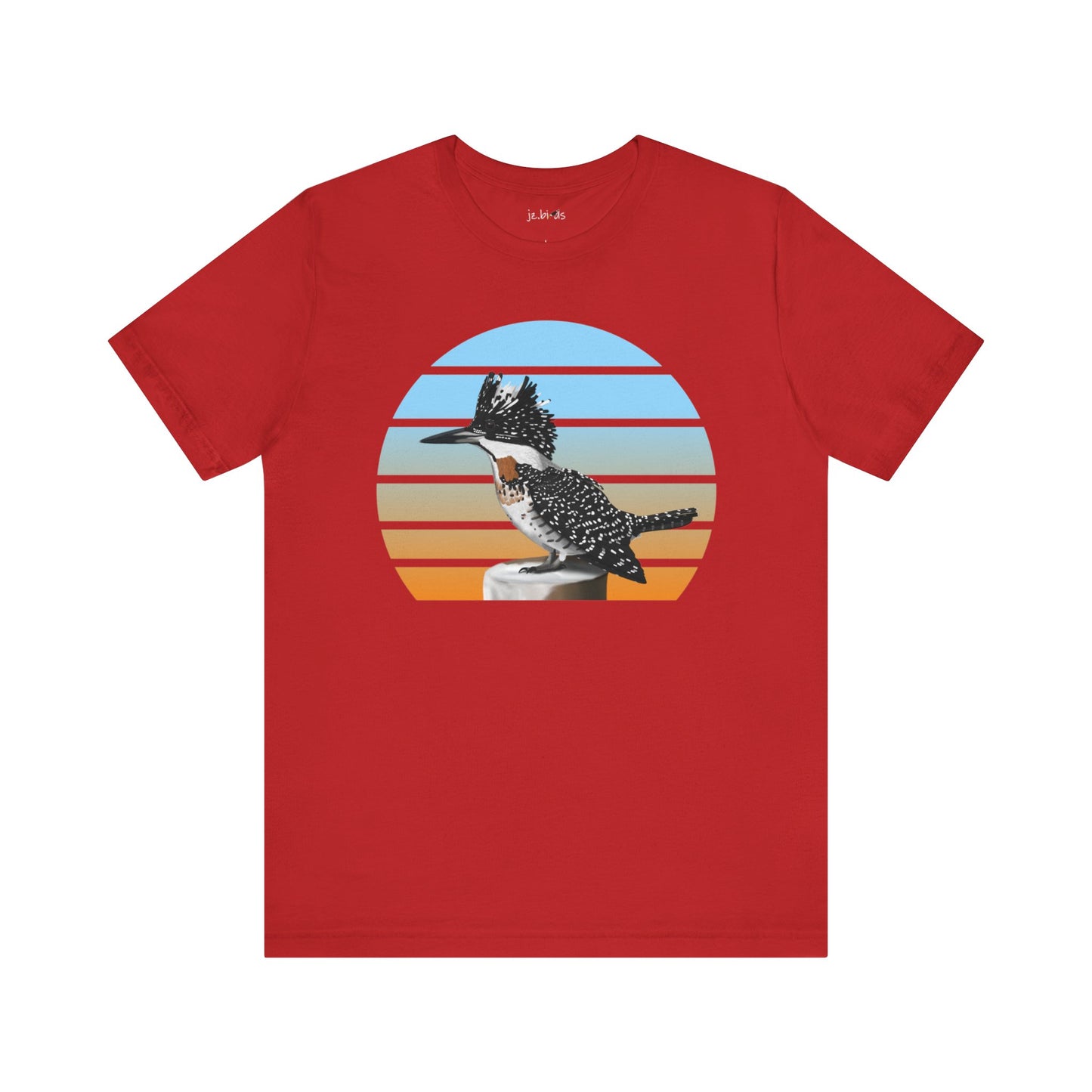 Crested Kingfisher Birdwatcher Bird T-Shirt