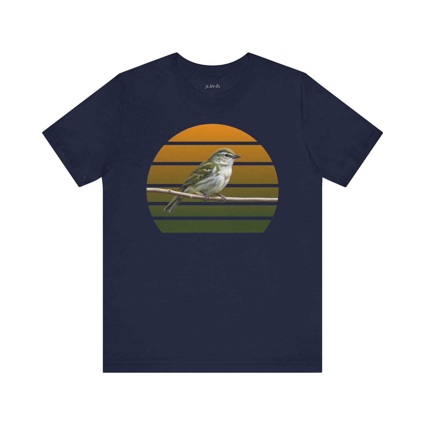 Red-Eyed Vireo T-Shirt | Unisex Retail Fit Bird Lover Tee | Wildlife Birder Gift