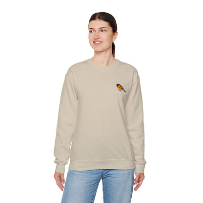 Baltimore Oriole Birding & Birdwatching Bird Sweatshirt