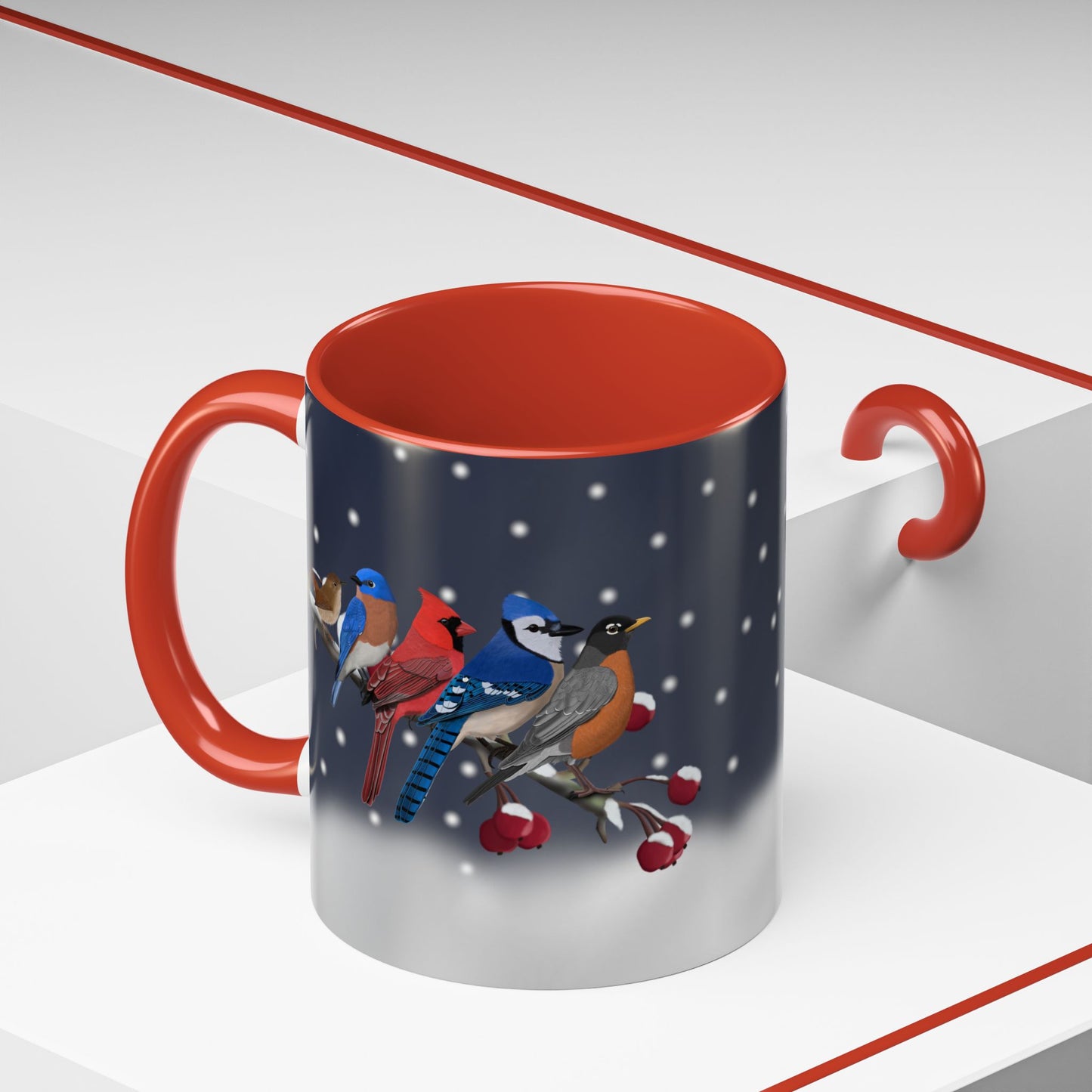 Backyard Birds Coffee Mug | Ceramic Christmas Gift for Bird Lovers