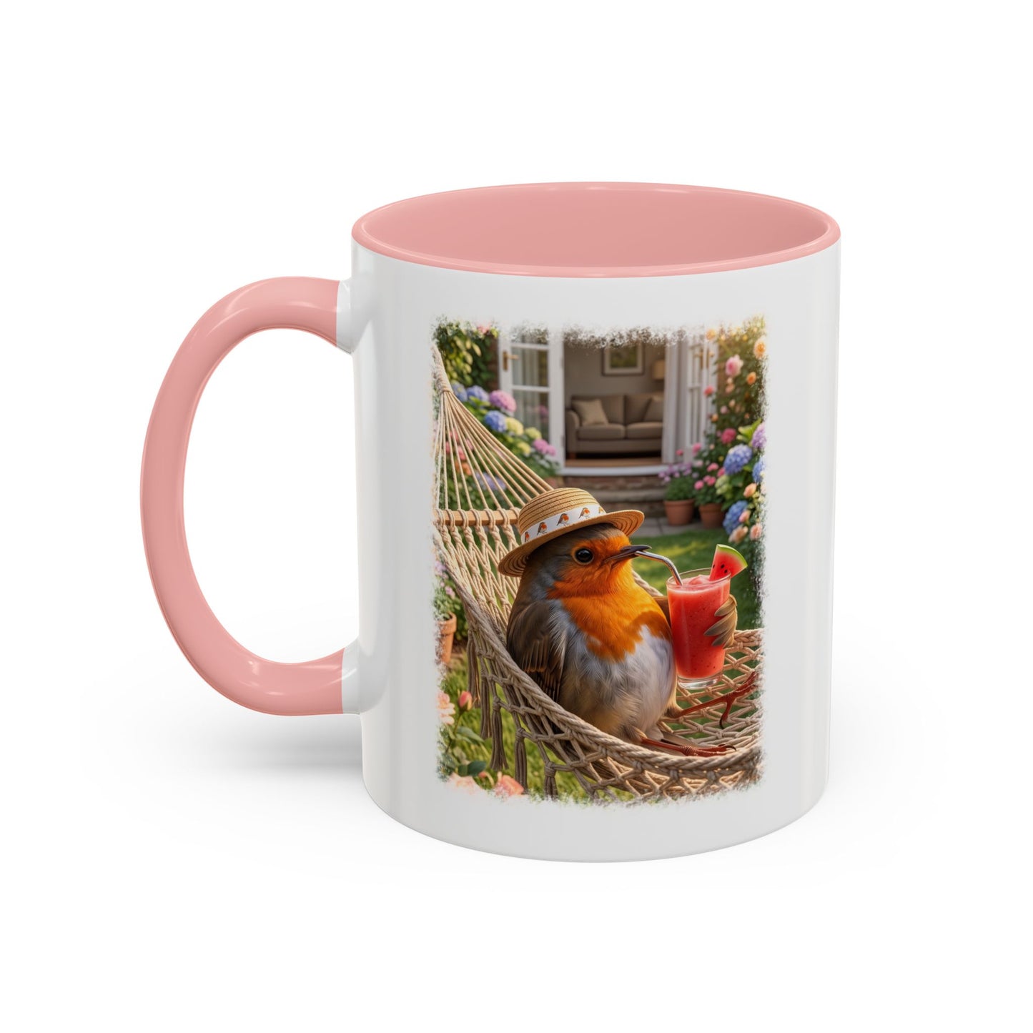 Robin Rosi Hammock and Smoothie Mug for Bird Lovers