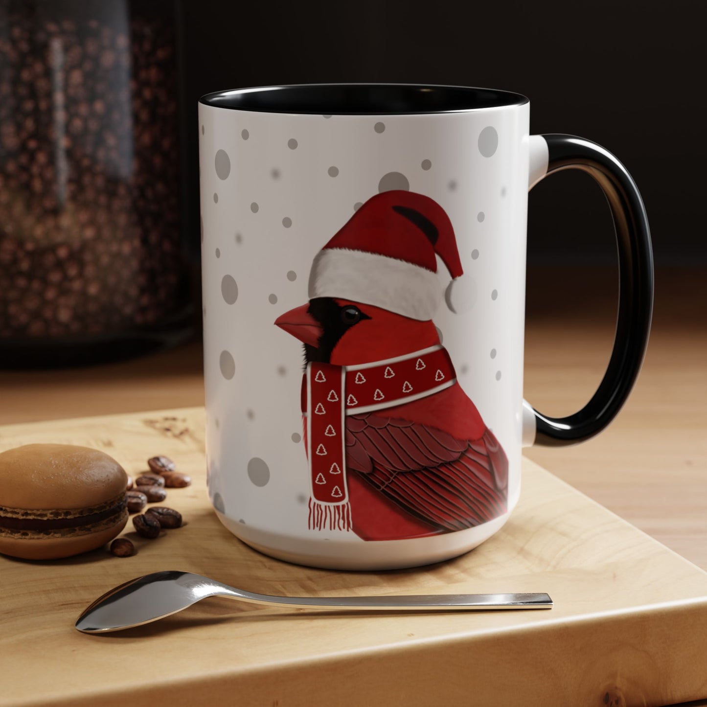 Cardinal Christmas Bird Coffee Mug