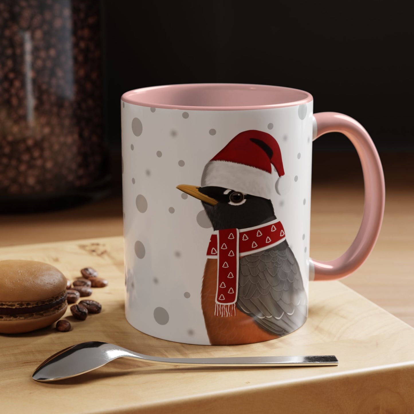 Robin Christmas Bird Coffee Mug