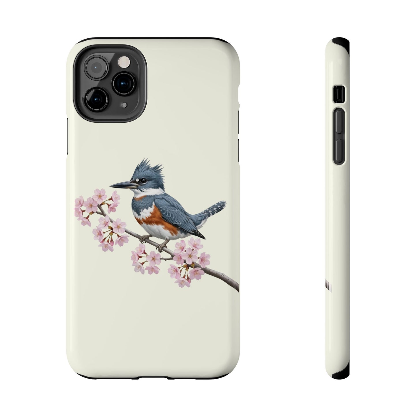 Belted Kingfisher Phone Case – animal lover and bird style