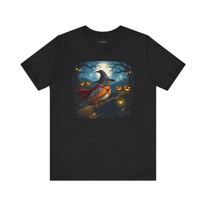 American Robin Halloween Bird T-Shirt - Spooky Halloween Costume for Bird Lovers