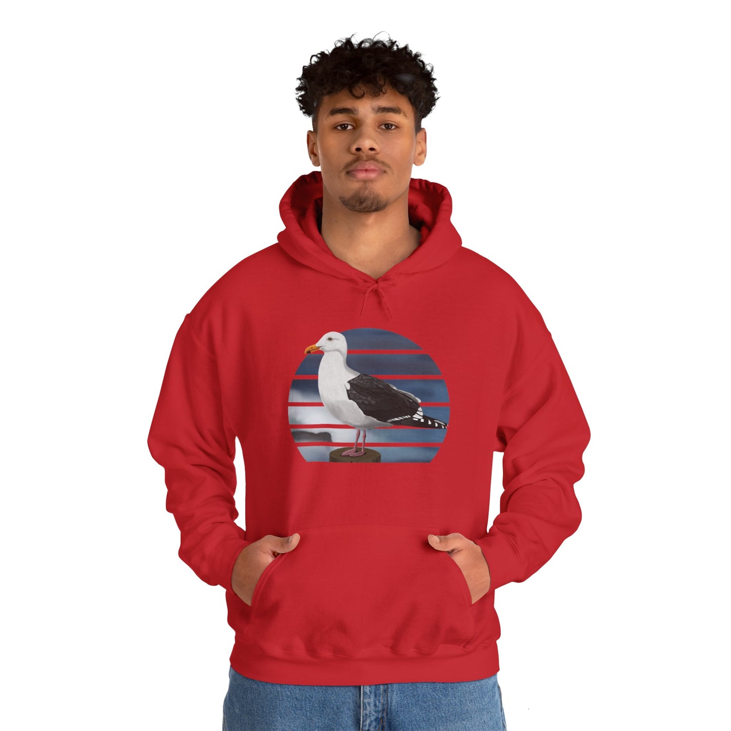 Seagull Bird Hoodie