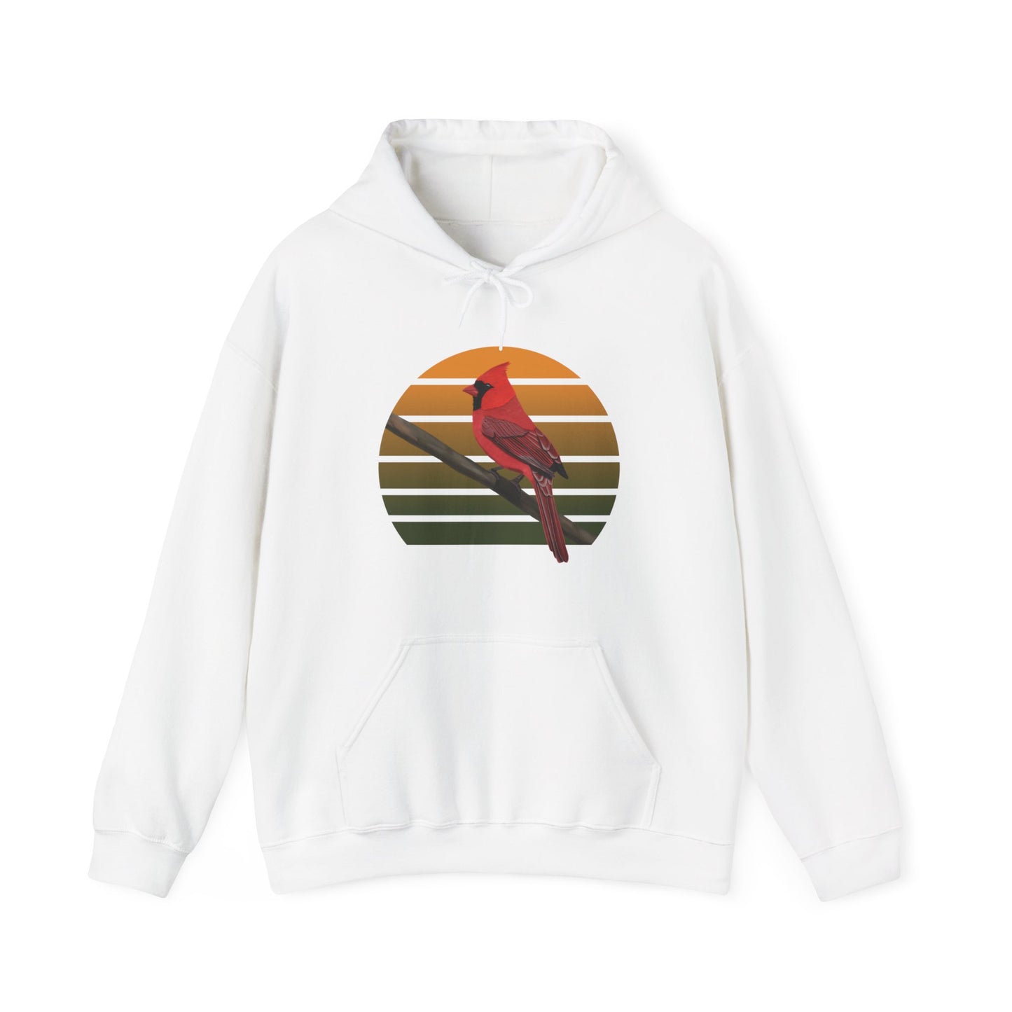 Cardinal Bird Hoodie