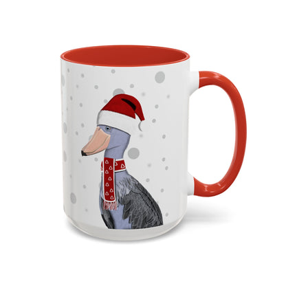 Shoebill Christmas Bird Coffee Mug