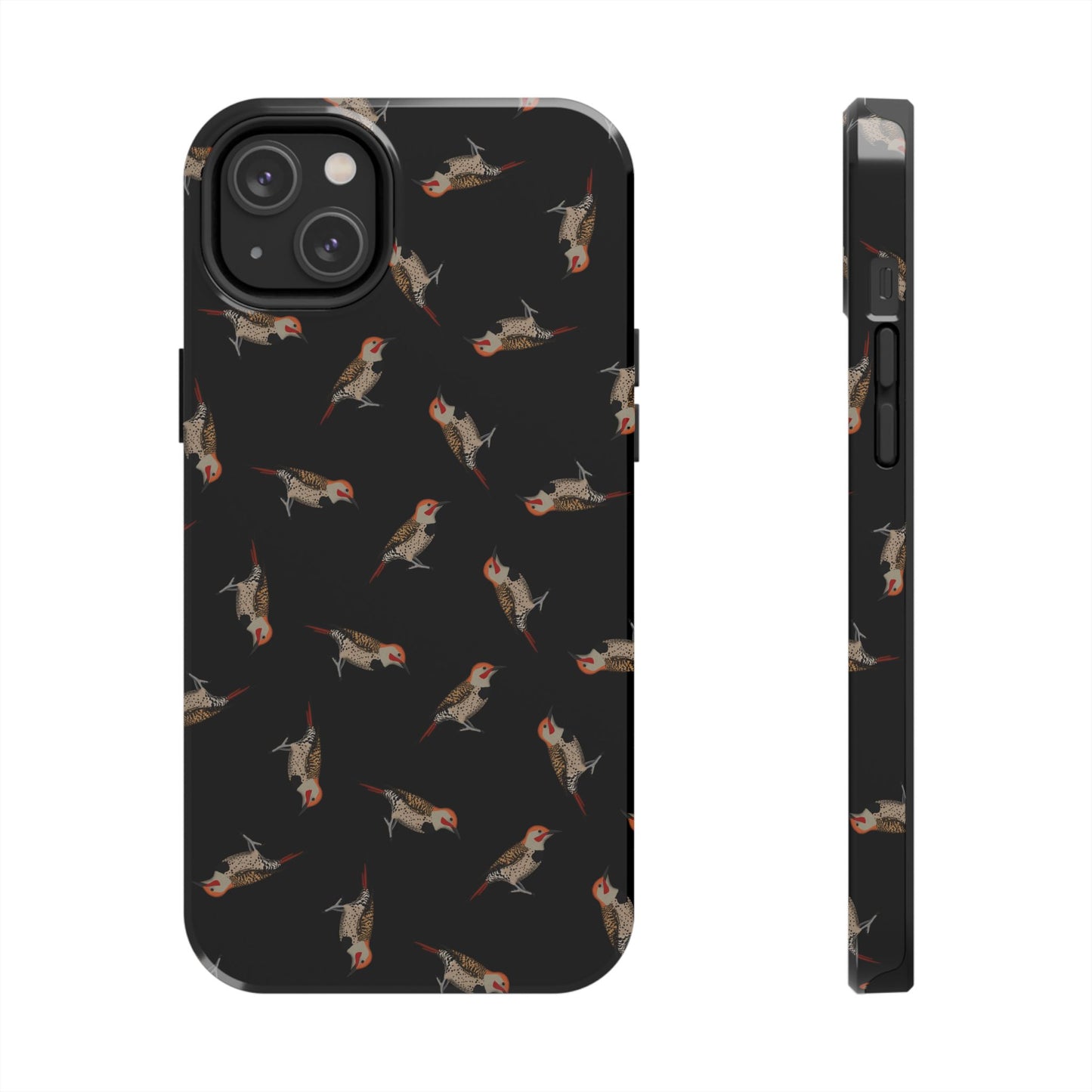 Northern Flicker iPhone Case Black – Premium Tough Phone Cover for Bird Lovers