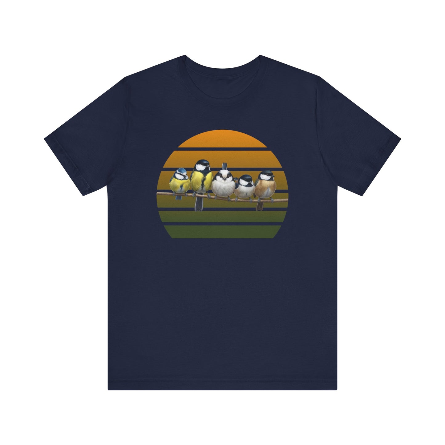 Meisen Premuim T-Shirt | Geschenk für Vogelbeobachter | jz.birds