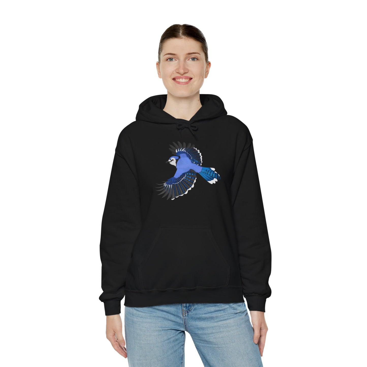 Blue Jay Bird Birdwatcher Biologist Birdlover Hoodie