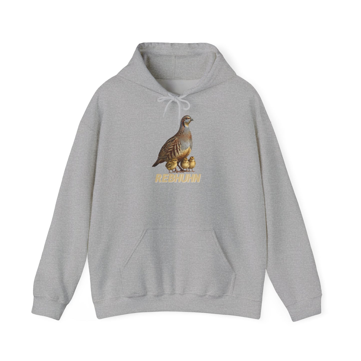 Rebhuhn Hoodie - Vogel Kapuzenpullover für Vogelbeobachter & Naturliebhaber mit Vogelmotiv