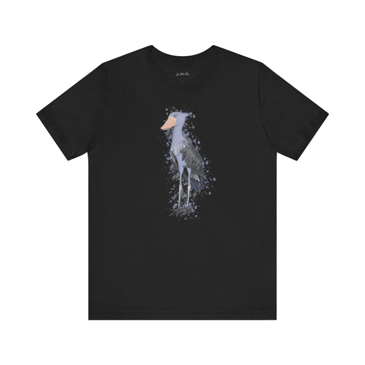 shoebill bird t-shirt