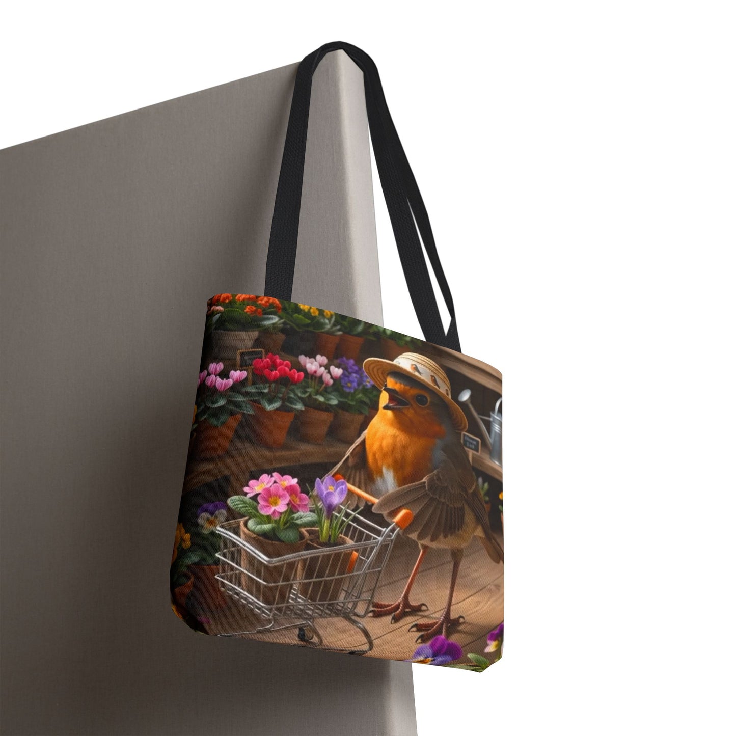Robin Rosi Flower Shop Tote Bag for Plant Lovers and Cozy Aesthetic Fans