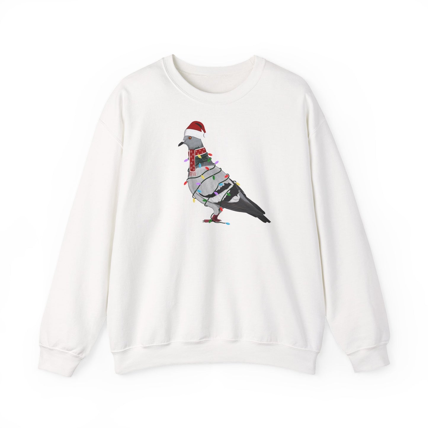Taube Weihnachts-Sweatshirt | Unisex Vogel Sweater für Vogelfreunde & Vogelbeobachter