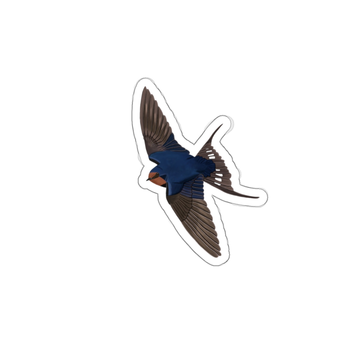 Barn Swallow Bird Kiss-Cut Sticker