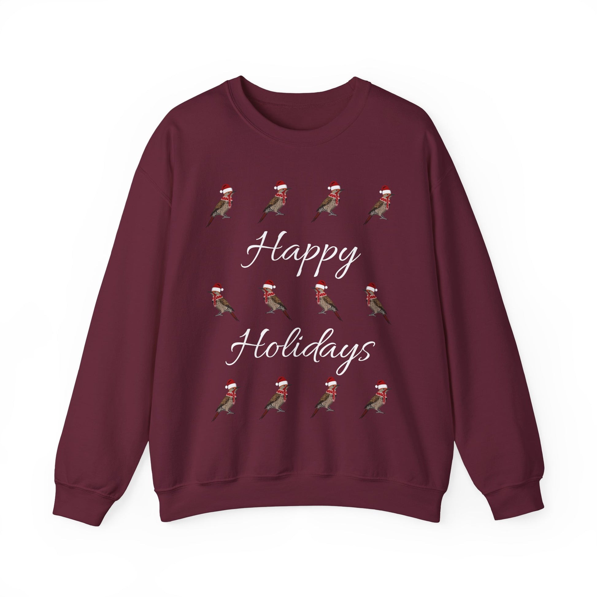 Flicker Sweatshirt on christmas background