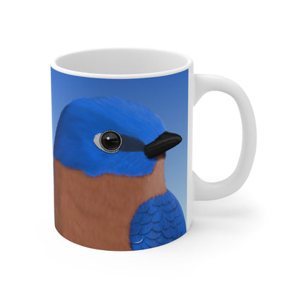 Bluebird Bird Ceramic Mug 11oz