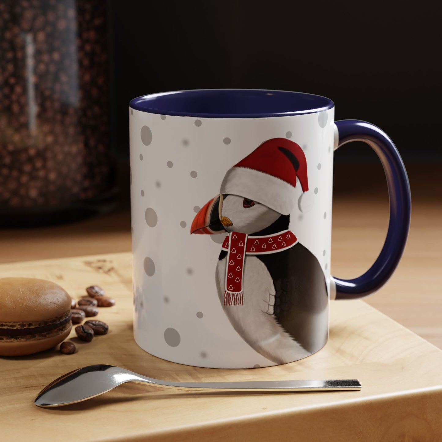 Puffin Christmas Bird Coffee Mug