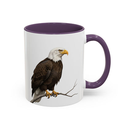 ハクトウワシの陶器製バードコーヒーマグ – バードウォッチャーへのカスタムギフト