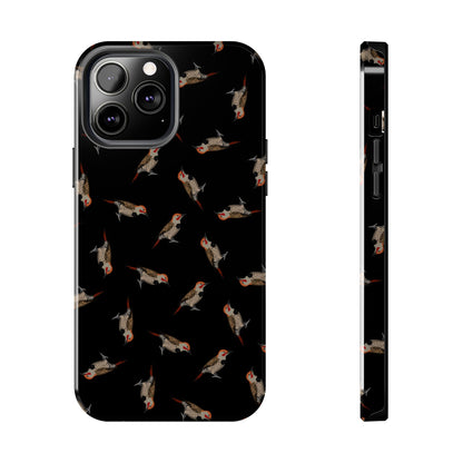 Northern Flicker iPhone Case Black – Premium Tough Phone Cover for Bird Lovers